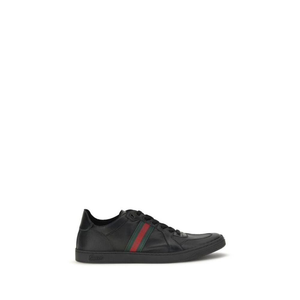 Gucci Men Stretch Coda Leather Sneakers